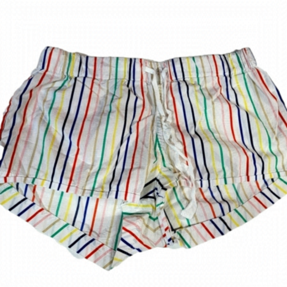 J Crew Stripped Sleep Shorts